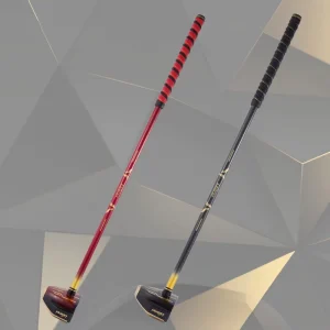 Park Golf Club Single Right Handed Men’s and Women’s Clubs with Rubber Grip Sapele Club Head Low Center of Gravity