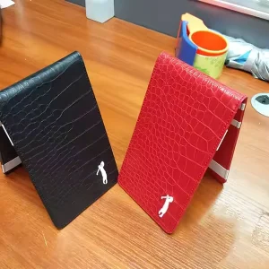 Personalised Leather Scorecard Holder Golf Score Card Holder