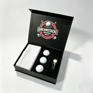 Personalized 2-Layer Surlyn Golf Ball Surlyn Gift Box Set for Corporate Business Gifts Bulk Box