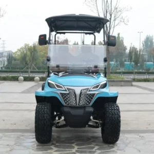 Personalized Body Color 4 Seater Electric Golf Cart 72V Lithium DOT Certified with Rear Cargo Box Extra Storage for US