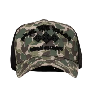Personalized Custom 5 Panel Suede Baseball Cap Rhinestone Flame Cross Embroidery Sporty Street Style Letter Camouflage Hat