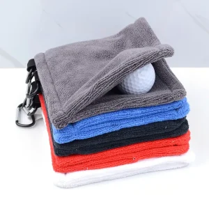 Personalized Custom Logo Golf Towel Super Absorbent Golf Ball Cleaning Towel