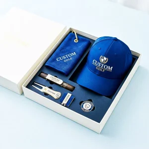 Personalized Golf Gift Set Box With Custom Metal Accessories and Tools for Golf Lovers Golf Gift Set