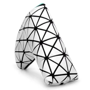 Personalized Golf Headcover Putter Custom Design Regular Large Diamond Lattice Golf Club Covers Waterproof Fabric