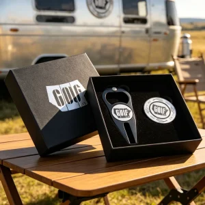 Personalized Logo Souvenir Top Quality Enamel Original Design Divot Repair Tool Custom Gift Set