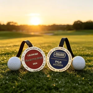 Personalized Made Logo Promotion Aluminum Gifts Golf Gps Bag Tag