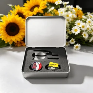 Personalized Made Logo Souvenir Gift Top Quality Enamel Original Design Divot Tool Ball Marker Box