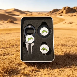 Personalized Made Souvenir Gift Top Quality Enamel Original Design Logo Golf Ball Markers Set Box
