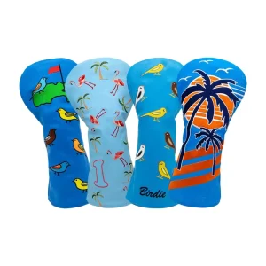 Personalized PU Leather Embroidered Golf Driver Headcover