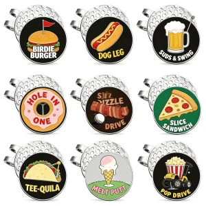 Personalized Promotional Gift Funny Golf Ball Marker Marker Golf Ball Magnetic Golf Ball Markers (No Hatclip)