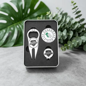 Personalized Promotional Gift New Custom Unique Shape Yellow Golf Divot Tool and Ball Marker