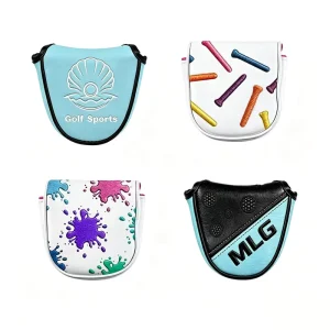 Personalized Waterproof PU Leather Golf Club Headcovers with Custom Logo