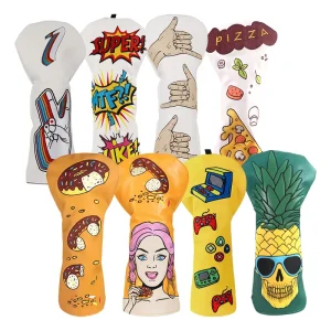Pineapple on Sale Golf Club DriverHeadcovers Anti scratch Golf Accessories Golf Driver Head Cover Funny