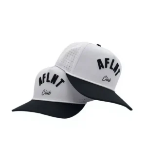 Plain Black 5 Panel Golf Hat with Rope Custom Trucker Caps Two Tone SnapBack Hats Cap