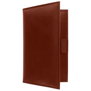 Plain or Custom Genuine Leather Golf Score Card Holder