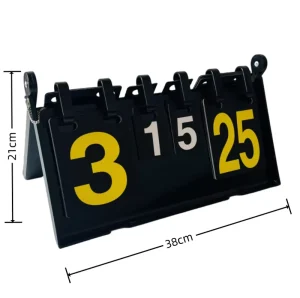 Plastic Scoreboard Easy to Fold for Table Tennis Basketball Badminton Football Volleyball