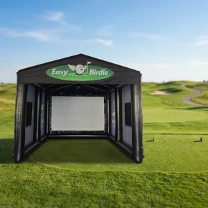 Play Golf Portable Inflatable Golf Simulator Enclosure Driving Range Tent for Inflatable Simulator Practice Room