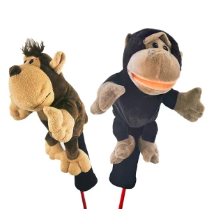 Plush Cartoon Animal Golf Club Headcovers Custom Cute Animal Plush Golf Club Headcovers