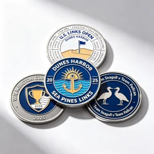 Poker Chip Golf Ball Markers Zyn Golf Ball Marker Golf Marker Hammered Edge Ball Marker