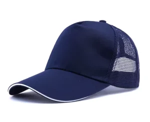 Polyester Baseball Cap Solid Color Hat Body with Laser Perforations for Sports and Casual Wear