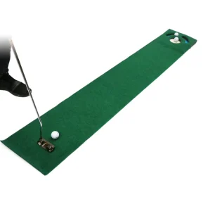 Polyester Golf Putting Practice Mat with PVC Backing for Indoor Outdoor Training