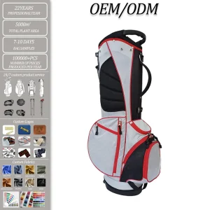 Polyester Golf Tee Pouch, PU Golf Tee Bag