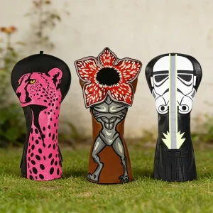 Popular Custom Clover Golf Driver Head Covers Soft Leather Golf Accessories Gift Driver Club Golf Headcover