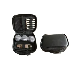 Popular PU Portable Golf Accessory Set with Knife Ball Tee for Outdoor Use
