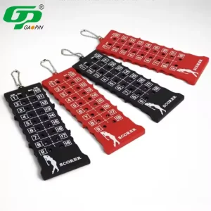Portable 18 Hole Stroke Counter with Competition Attachment GP Golf Scorecard Holder Accessories for Golfers