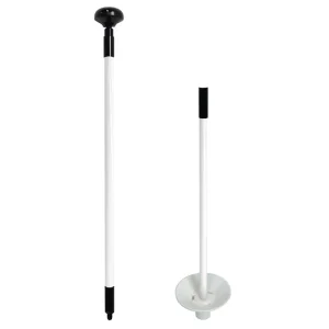 Portable 2 Section Fiberglass Mini Golf Pole Pin Flagpole with Flagsticks Putting Green Flag Stick for Yard Golf Pin Flags