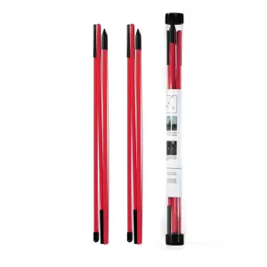 Portable 3 Section Collapsible Golf Alignment Stick Custom Logo High Visibility Posture Corrector Training Aid for Golfers
