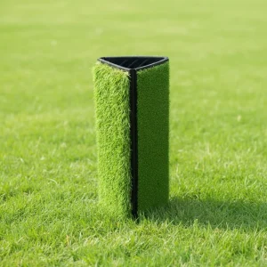 Portable Adjustable Backyard Tees Tri Turf Golf Hitting Mat for Driving and Chipping Training Foam Practice Aids