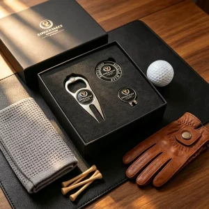 Portable Butterfly Knife Retractable Golf Single Spike Retranctable Divot Tool Showcase Titanium Manufacturer Custom Golf Hat
