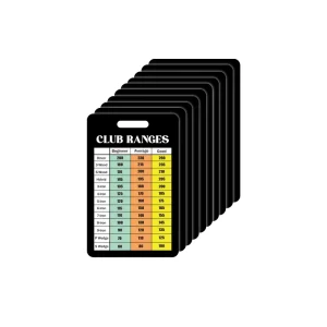 Portable Double Sided Golf Scorecard Handwritten Sports Scorer & Holder