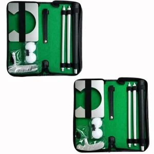 Portable Executive Golf Putter and Accessories Kit for Office Practice