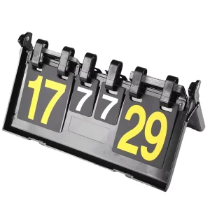 Portable Football Scoreboard Manual Table Tennis Baseball Score Keeper Flip Scoreboard Sports Basketball Scoreboard