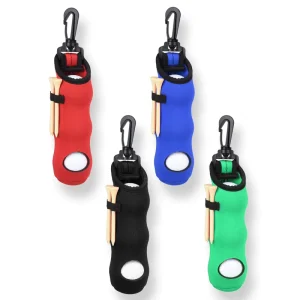 Portable Golf Ball Storage Bag with Buckle Waist Hanging Golf Ball Holder Accessory
