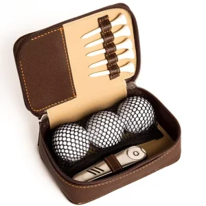 Portable Golf Gift Set Accessories Ball Holder Golf Tee Bag Sports Accessory Small Golf Ball Carry Case Bag