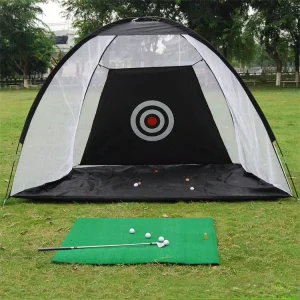 Portable Golf Hitting Net Outdoor Golf Practice Indoor Swing Training Aids Driving Hit 3m Golf Net