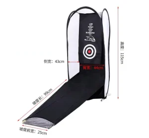 Portable Golf Practice Net Golf Hitting Net Indoor Chipping Practice Target Training Aids at Backyard Collapsible