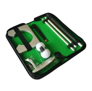 Portable Golf Putter Gift Set Golf Putter Set Kit with Ball Hole Cup Indoor Golfing Putting Practice