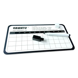 Portable Golf Scorecard & Stroke Counter Holder Scoring Accessories for Chipping Game & Scoreboard
