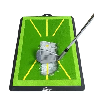 Portable Golf Training Aids Swing Batting Detection Mat New Sequin Track Golf Hitting Mat