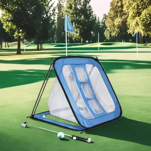 Portable Golf Training Equipment Foldable Indoor and Outdoor Cutting and Hitting Nets