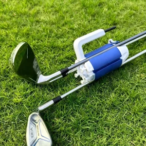 Portable Handheld Golf Club Carrier Lightweight Mini Golf Iron Holder Rack for Driving Range Outdoor Golf Training Accessories