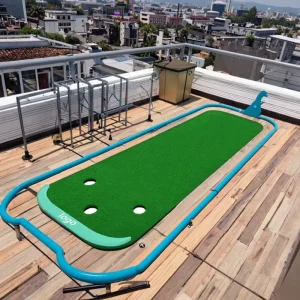 Portable Indoor Outdoor Green Practice Device Retaining Golf Training Aids for Putting Mats Training