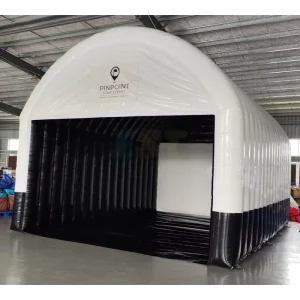 Portable Indoor Outdoor Waterproof Customized Inflatable Golf Tent Inflatable Golf Simulator Enclosure Hitting Bay with Screen