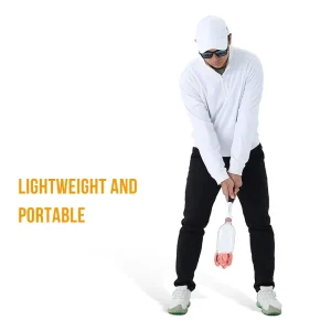 Portable Left handed Plastic Golf Swing Trainer Adjustable Weight Practice Aid Correct Hand Grip Indoor Outdoor Training Stick
