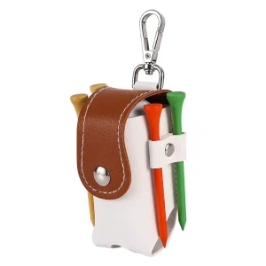 Portable Mini Golf Ball Protection Bag Outside Waist Hanging Keychain Colored Small Waist Bags for Husband Sport Accessories