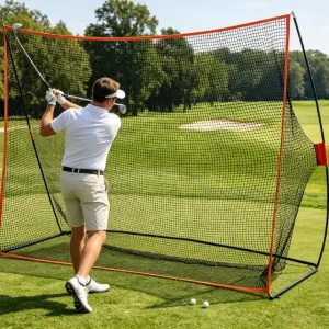 Portable Nylon Golf Net for Indoor and Outdoor Training Hitting Practice Net Golf Training Aids